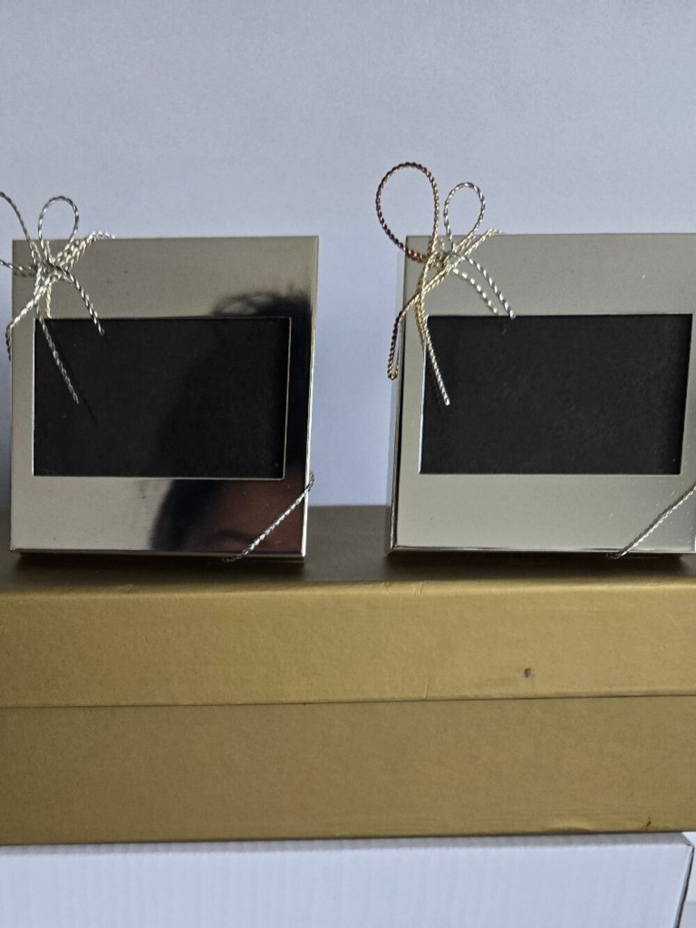 Vera Wang Love Knots Silver-Plated Photo Frame set of 3 *New
